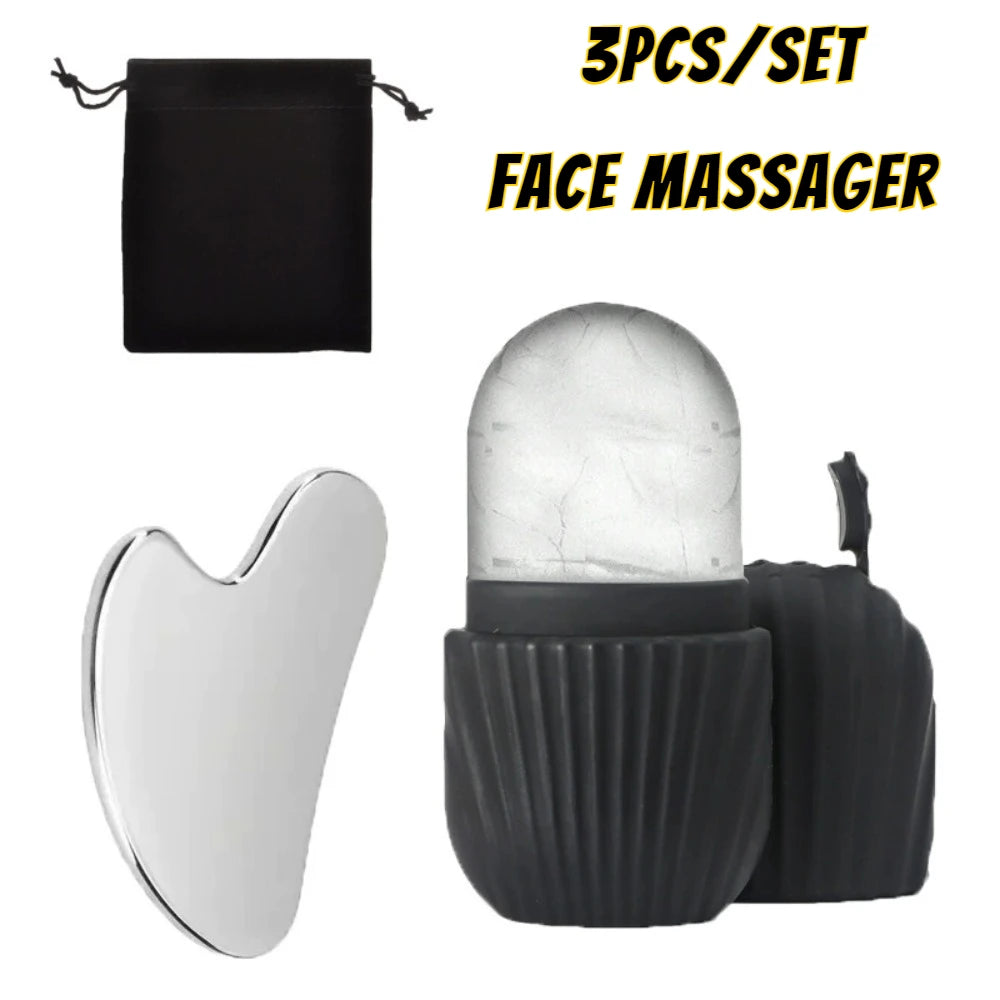 Facial Ice Roller — Anti-inflammatory and Firming Massager