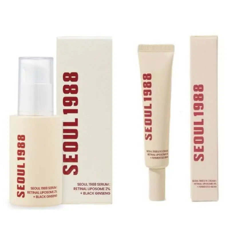 Sérum Retinol Seoul 1988 — Antiedad Coreano con Ginseng Negro