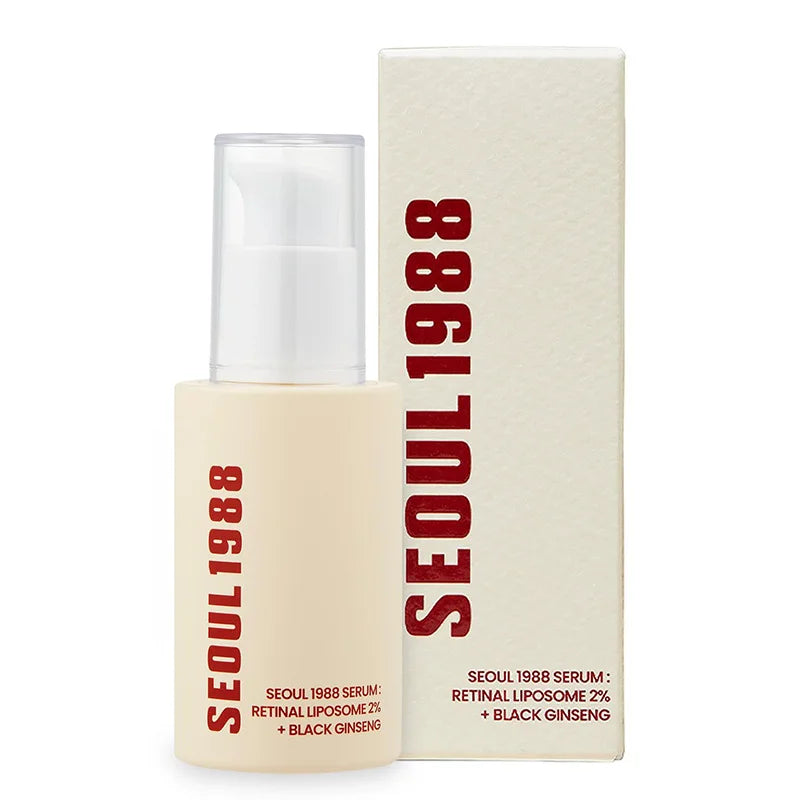 Sérum Retinol Seoul 1988 — Antiedad Coreano con Ginseng Negro
