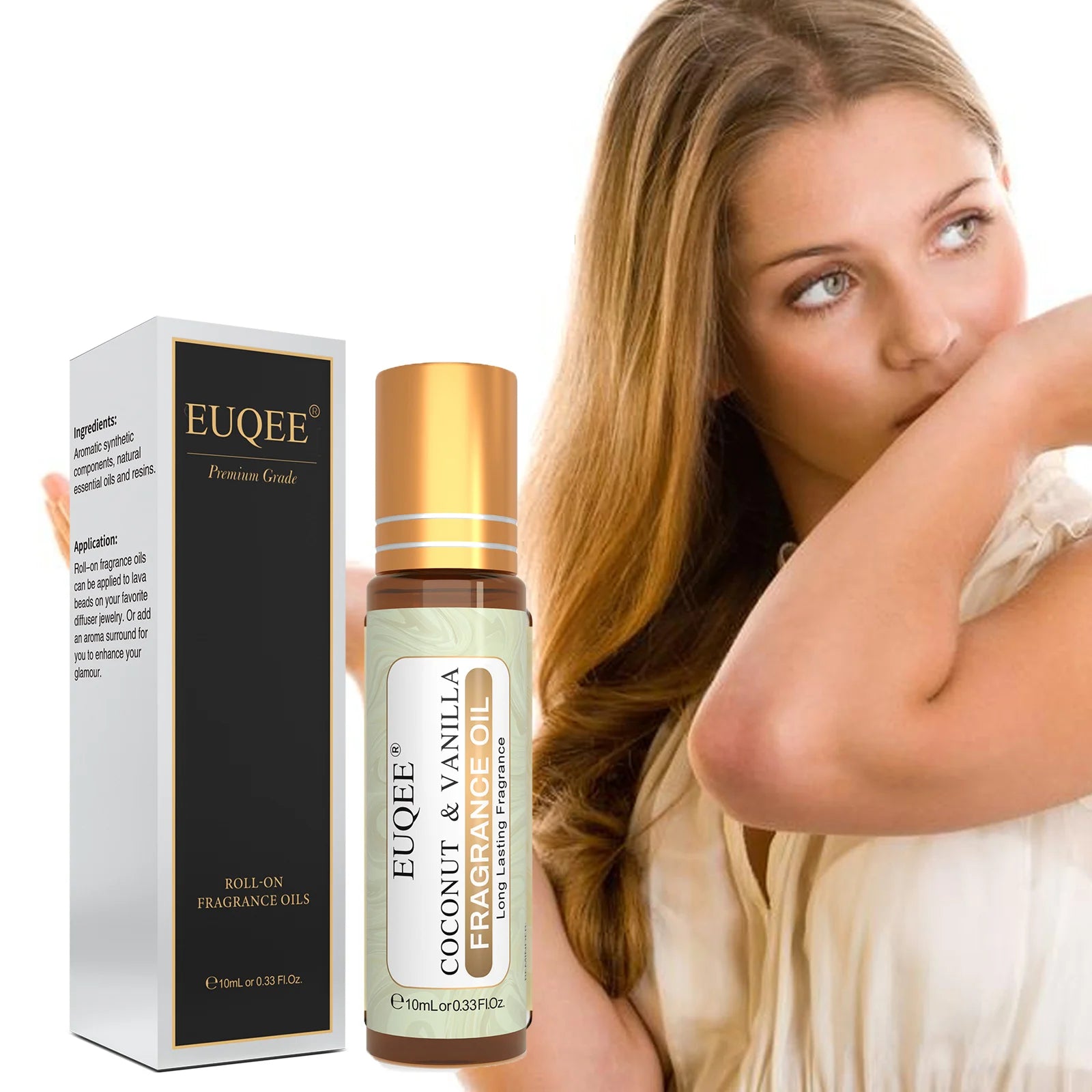 Aceite de Perfume Roll-On — Set de 3 Fragancias Coco & Vainilla