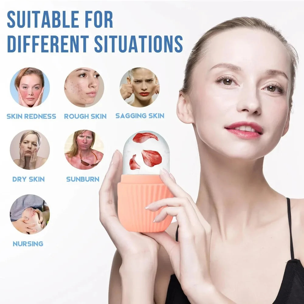 Facial Ice Roller — Anti-inflammatory and Firming Massager