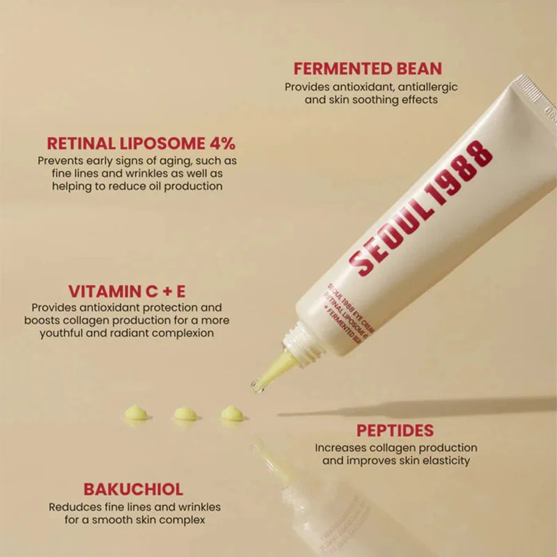 Sérum Retinol Seoul 1988 — Antiedad Coreano con Ginseng Negro