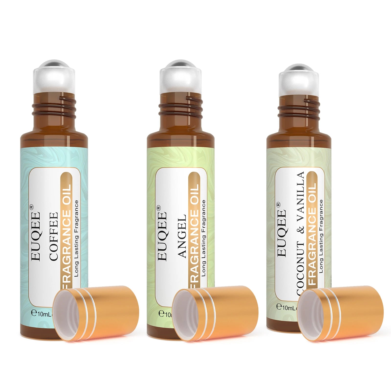 Aceite de Perfume Roll-On — Set de 3 Fragancias Coco & Vainilla
